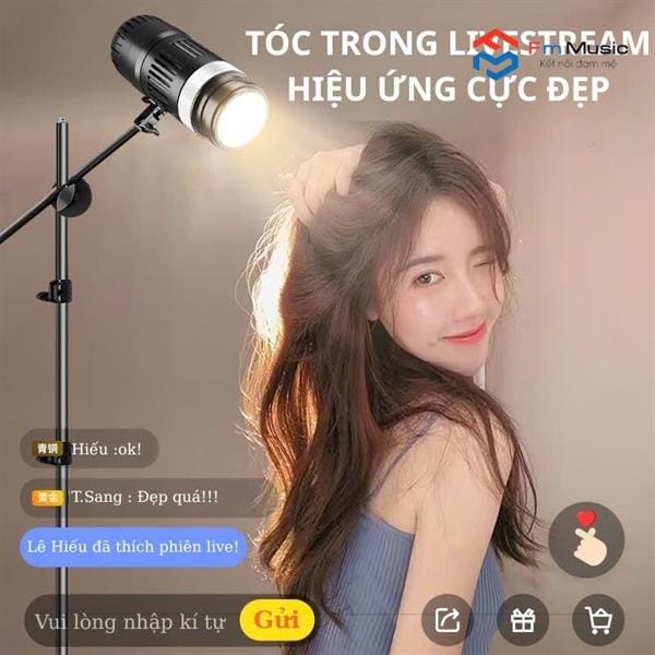 Đèn Tạo Hiệu Ứng Ánh Sáng Tóc YM-80 Tại Đà Nẵng – Giải Pháp Ánh Sáng Đẹp Cho Livestream Và Chụp Hình Đèn Tạo Hiệu Ứng Ánh Sáng Tóc YM-80 Tại Đà Nẵng – Giải Pháp Ánh Sáng Đẹp Cho Livestream Và Chụp Hình
