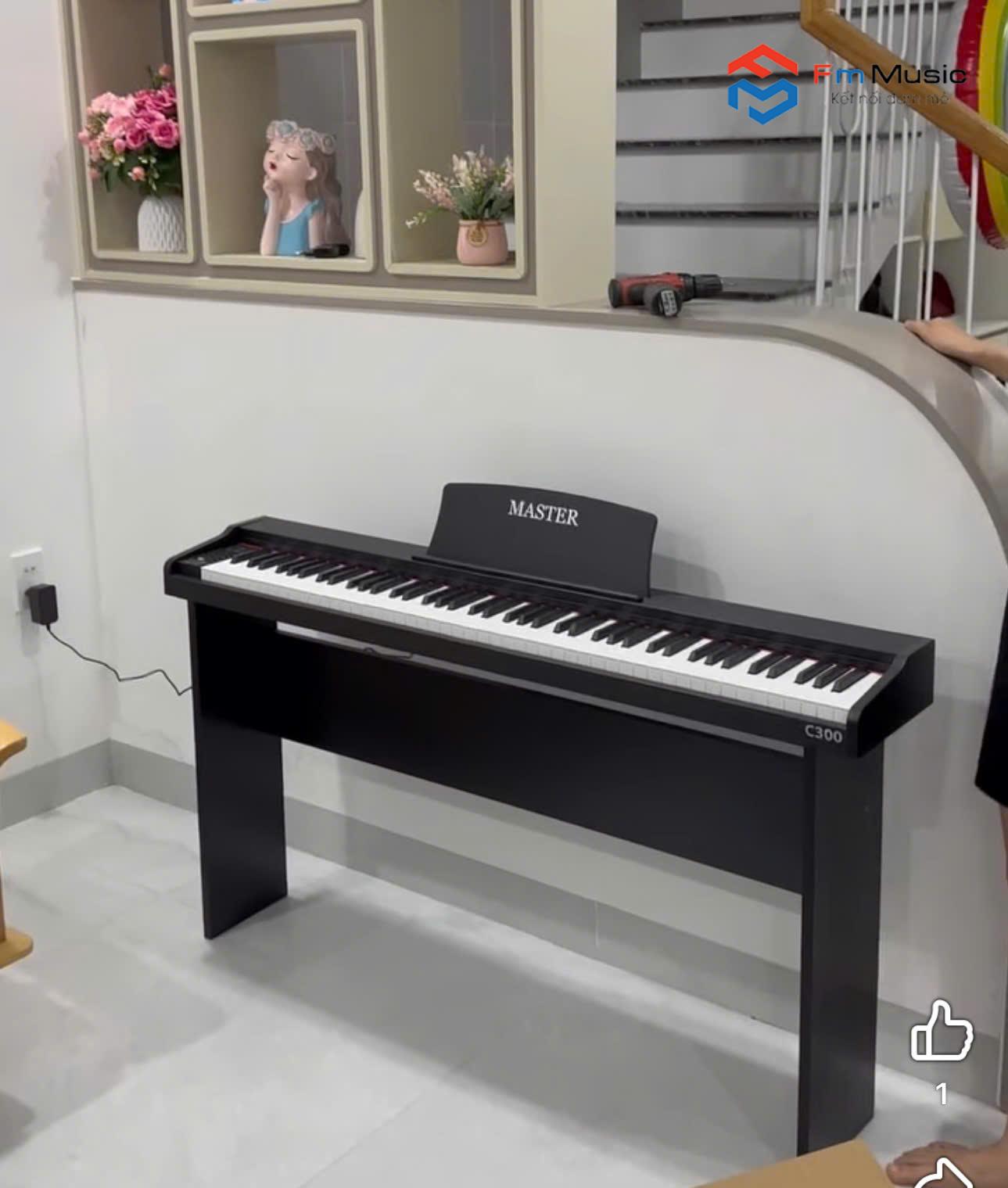 Đàn Piano Điện Master C300 – Piano 88 Phím Giá Rẻ Cho Người Mới Học | Fm Music Đà Nẵng Đàn Piano Điện Master C300 – Piano 88 Phím Giá Rẻ Cho Người Mới Học | Fm Music Đà Nẵng