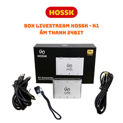 Box Livestream HOSSK K1 24Bit Đà Nẵng – Chính Hãng, Bảo Hành Uy Tín