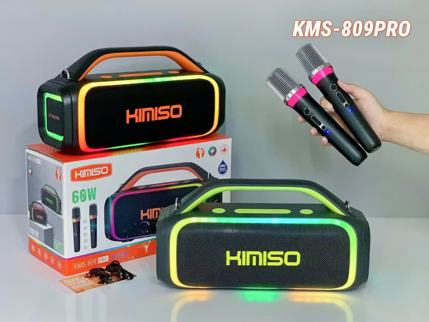 Loa KIMISO KMS-809 PRO+ 2 Micro Đà Nẵng – Loa Karaoke Bluetooth Công Suất 60W | Fm Music Loa KIMISO KMS-809 PRO+ 2 Micro Đà Nẵng – Loa Karaoke Bluetooth Công Suất 60W | Fm Music