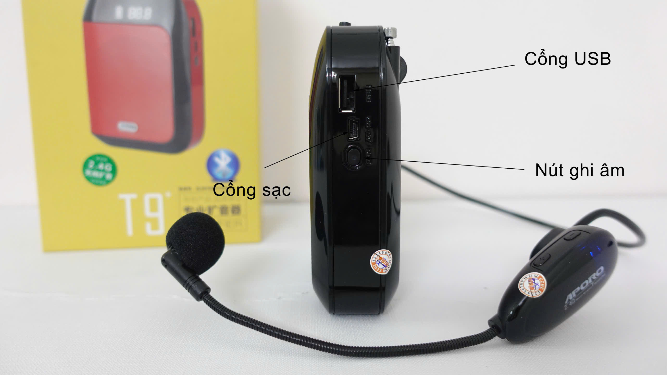 MÁY TRỢ GIẢNG APORO T9 SÓNG 2.4G CHÍNH HÃNG TẠI ĐÀ NẴNG MÁY TRỢ GIẢNG APORO T9 SÓNG 2.4G CHÍNH HÃNG TẠI ĐÀ NẴNG